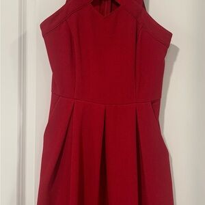 Speechless One Shoulder Red Dress